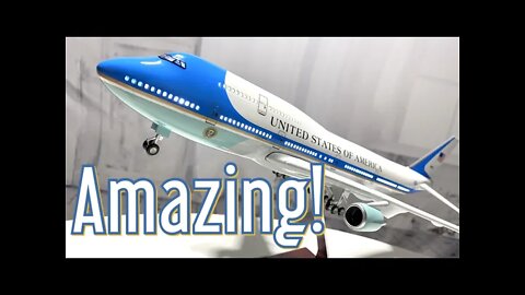 Air Force One 747 Illuminated Airplane Model Review