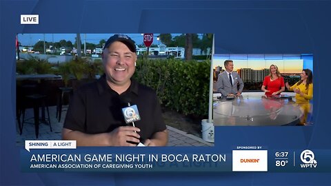 WPTV Anchors play Hollywood Game Night to highlight American Association of Caregiving Youth