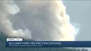 Williams Fork Fire grows Saturday to 4,145 acres, with 0% containment