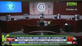 Supervisors deny COVID-19 contract with nonprofit over political views