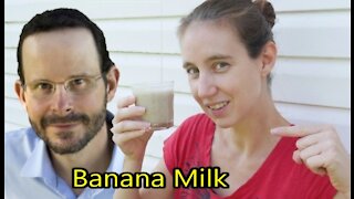 Medical Medium How To Make Banana Milk - Vegan Blueberry / Strawberry Smoothie