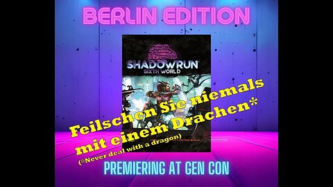 Shadowrun Sixth World Berlin City Edition Review