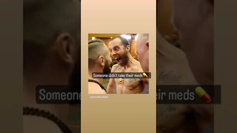Did He Forget To Take His Meds🤣💊🔥 #wild #bkfc #funnyvideo #funnyaf #comedyvideo #bareknuckleboxing