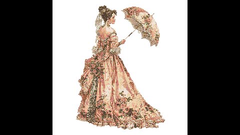 VICTORIAN LADY Cross Stitch Pattern by Welovit | welovit.net | #welovit