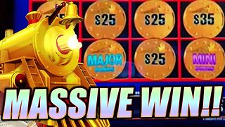 ALL ABOARD!! 🚂 Masked Warrior Pulls into the Station w/ GIANT JACKPOT on Board!!