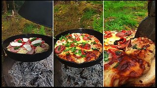 Skillet PIZZA 🔥😍 PIZZA na patelni 🌲💯