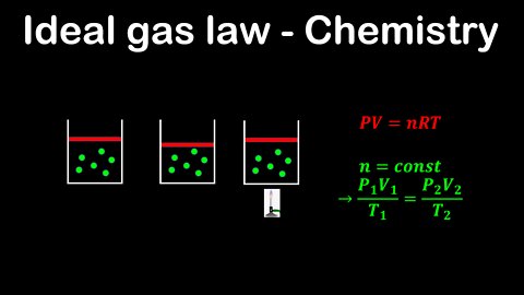 Ideal gas law - Chemistry