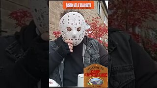 Jason Voorhees at a Tea Party - #FridayThe13th #Halloween #Shorts