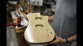 KazTone Handcrafted Guitar Body Build