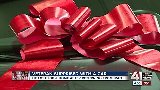 Veteran surprised with a car