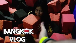 I took Thai Girl to Trampoline Park in Bangkok