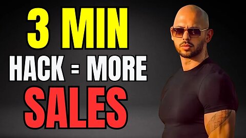 Easy Hack To Increase Your Sales in 3:08 Minutes | Andrew Tate | How to Make Money in 2023