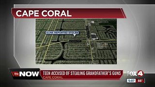 Police: Eight firearms stolen by teenage granddaughter