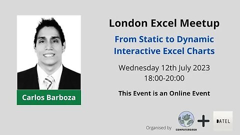 From Static to Dynamic Interactive Excel Charts | Carlos Barboza