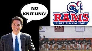 Bluefield College President SUSPENDS WOKE BASKETBALL team for KNEELING during NATIONAL ANTHEM