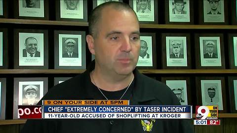 Cincinnati officer stunned 11-year-old girl with Taser
