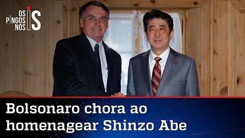 Bolsonaro rebate Fachin, anuncia conversa com embaixadores e chora morte de Shinzo Abe