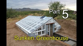 Sunken Greenhouse Part 5: Ventilation - Remington Solar, Wind Diversion