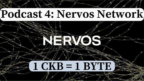 Podcast 4: Nervos y CKB un token que representa el espacio Blockchain de forma real y tangible.
