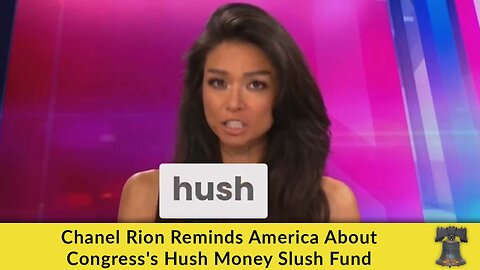 Chanel Rion Reminds America About Congress's Hush Money Slush Fund