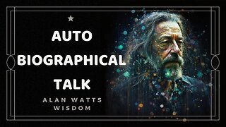 Alan Watts Wisdom Meditation | Autobiographical Talk RARE LECTURE | Black Screen Delta Waves Sleep