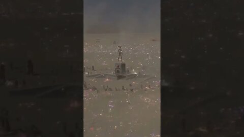 Unexpected Rainstorm at Burning Man