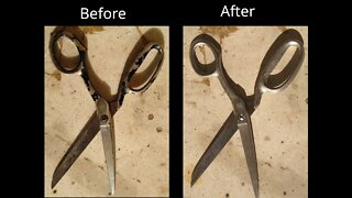 Sharpening Scissors and Minor Restoration