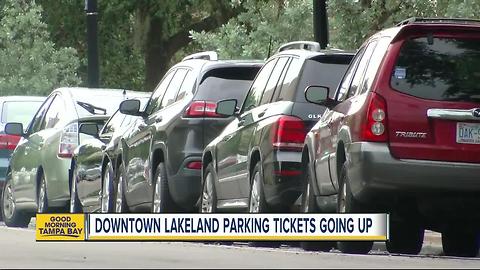 Parking fines going up in Downtown Lakeland