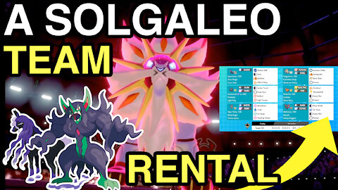 A Solgaleo Team! • VGC Series 8 • Pokemon Sword & Shield Ranked Battles