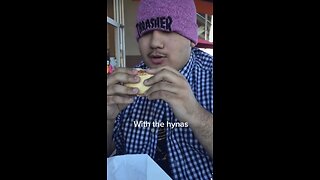 Karen vs Cholo eating a sandwich