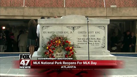 Martin Luther King Jr. National Historical Park in Atlanta open despite government shutdown