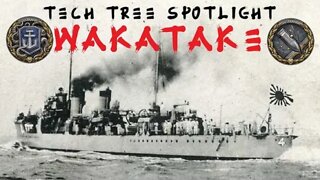 World of Warships Legends Tech Tree Spotlight: Wakatake