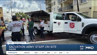Salvation Army helps at Surfside
