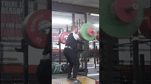 170 kg / 375 lb - Front Squat Double - Weightlifting Training