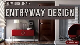 Entryway Design Decor Ideas | Small Space Entrance Foyer Design | Hallway Decor Design