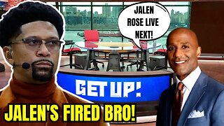 ESPN's Get Up Show TEASES JALEN ROSE as GUEST on LIVE TV Then FIRES HIM Before He COMES ON THE AIR!