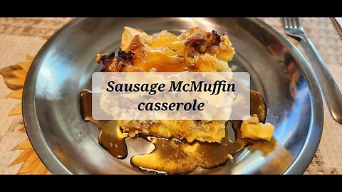Sausage McMuffin casserole #breakfast
