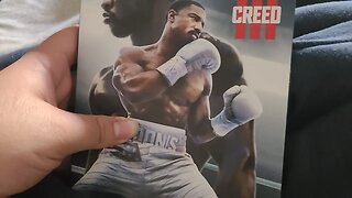 Creed 3 blu ray + DVD + digital unboxing