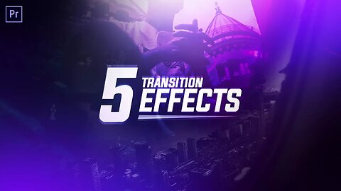 5 VIDEO TRANSITION EFFECTS for VLOGS! NO PLUGINS NEEDED! (Adobe Premiere Pro CC 2017 Tutorial)