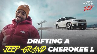 Drifting A Jeep Grand Cherokee L (Art in Motion) #shorts