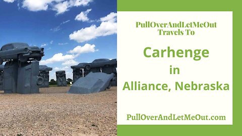 Carhenge in Alliance, Nebraska with PullOverAndLetMeOut