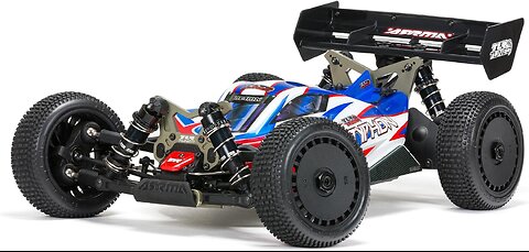 ARRMA RC Car 1/8 TLR Tuned Typhon 6S 4WD BLX Buggy RTR, Powerful 4S and 6S LiPo