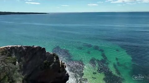 Aslings Beach Rock Pool Eden 24 Nov 2022 4k drone