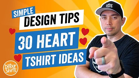 30 Heart T-Shirt Design Ideas to Inspire You! Watch for Inspiration to create holiday gifts.