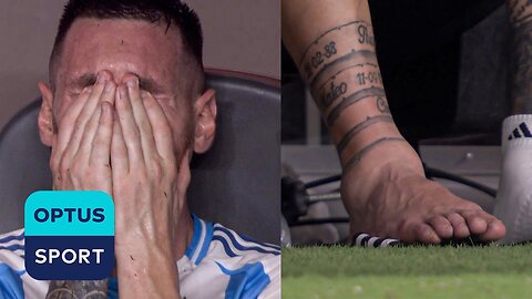 In tears! Messi's final moments in Copa America 2024 Final| U.S. NEWS ✅
