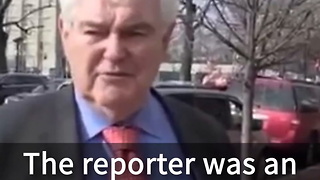 Gingrich: CNN's Acosta Is an "Idiot" Who Needs to be "Benched"