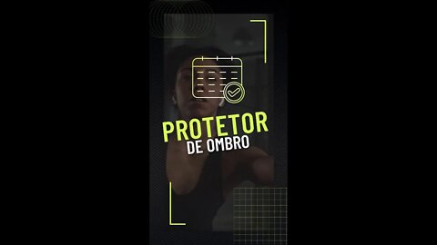 Protetor de ombro duplo para proteção e conforto