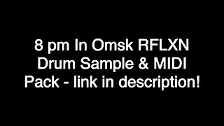 RFLXN Drum & MIDI Sample Pack