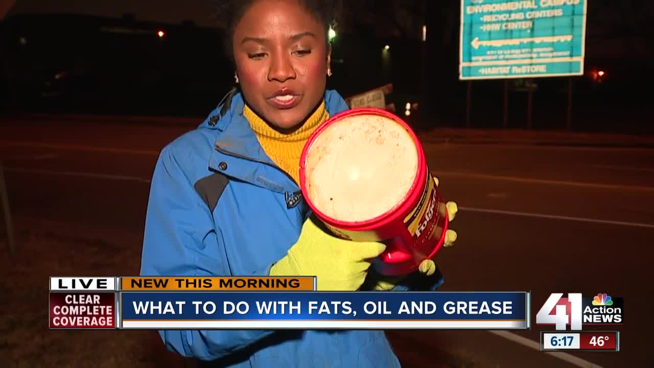 What to do with fats, oil and grease