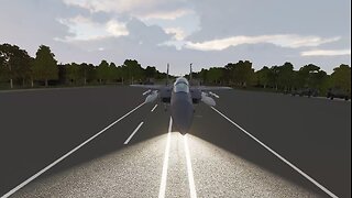 Landing at a Road Base in Sweden